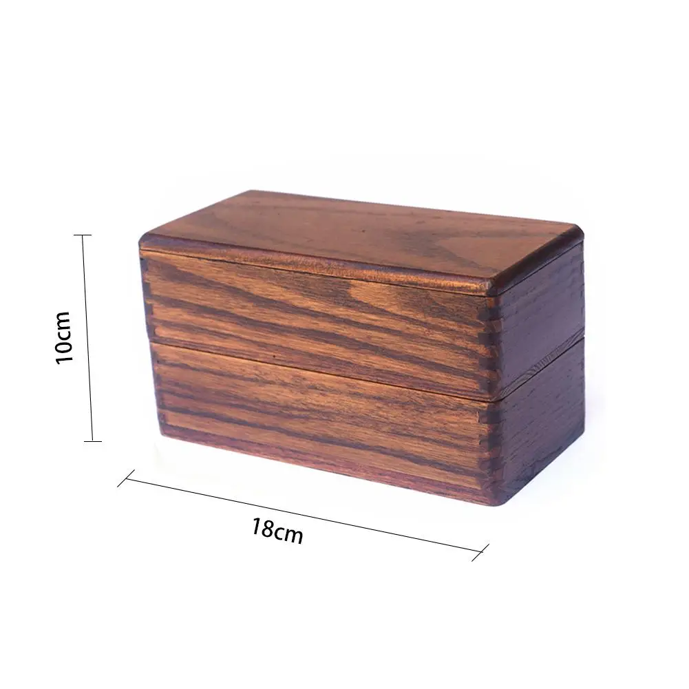 Double-Layer Wooden Bento Box - Image 6
