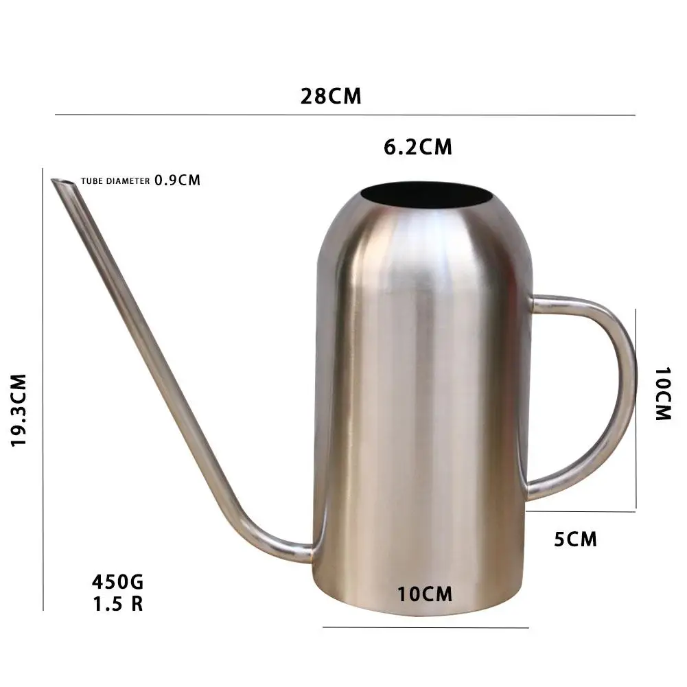 1.5L Stainless-Steel Long-Spout Watering Can - Image 6