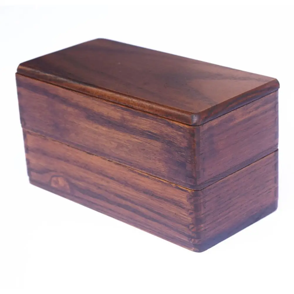 Double-Layer Wooden Bento Box - Image 3