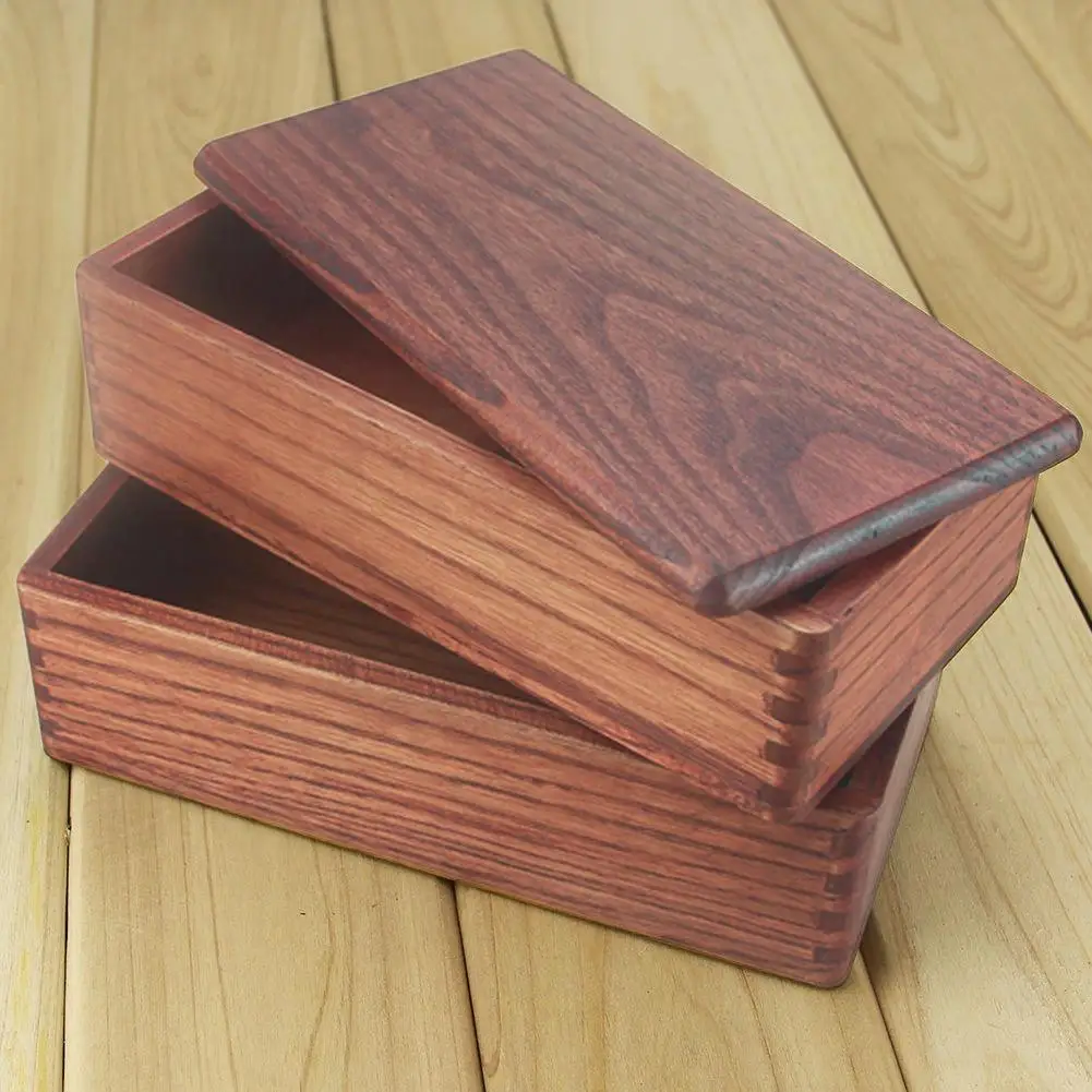 Double-Layer Wooden Bento Box - Image 4