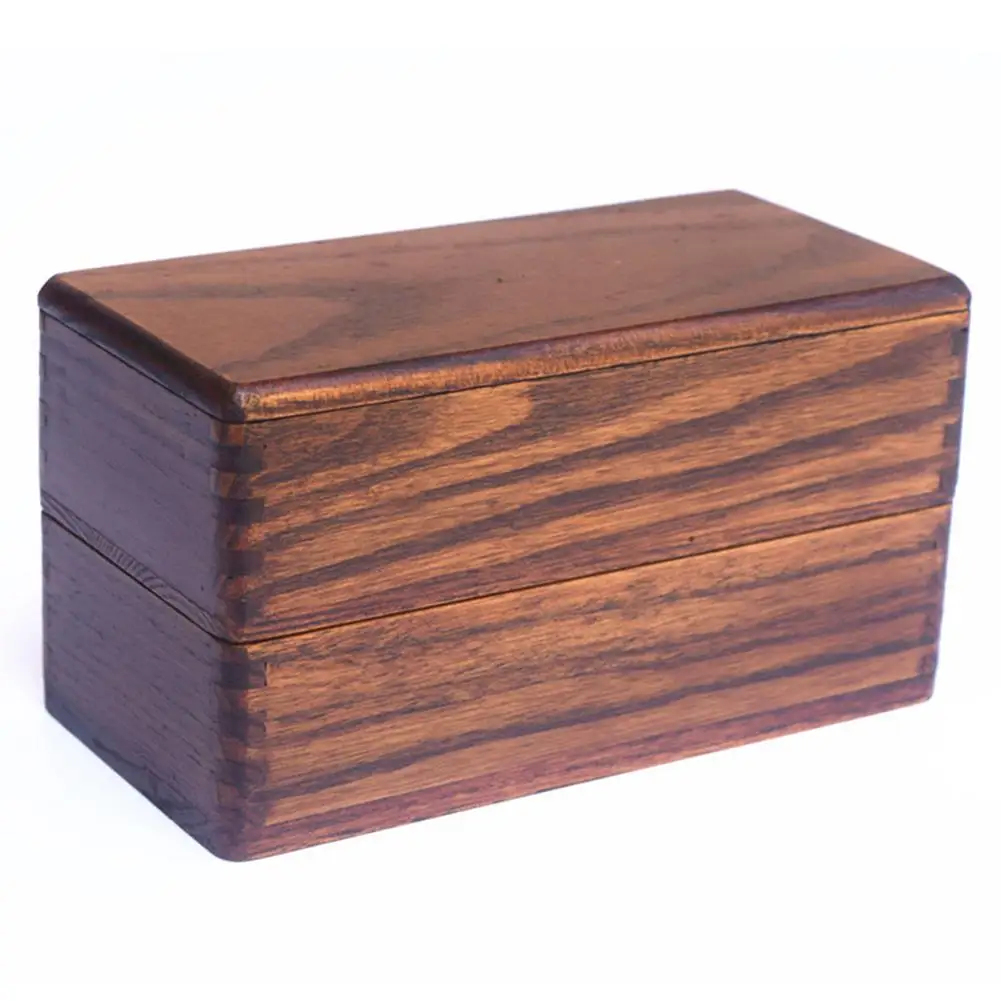 Double-Layer Wooden Bento Box - Image 7