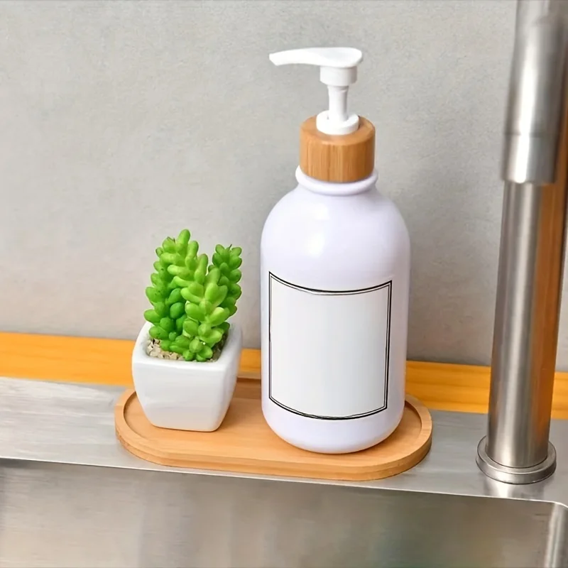Wooden pallet rectangular base water tray basin support round small chassis basin pad waterproof - Image 3