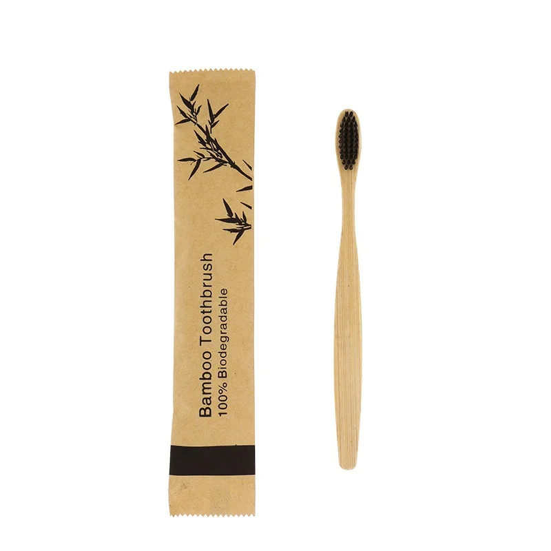10Pcs Bamboo Toothbrush Eco Friendly Wooden Tooth Brush Soft Bristle Tip Charcoal Adults Oral - Image 16