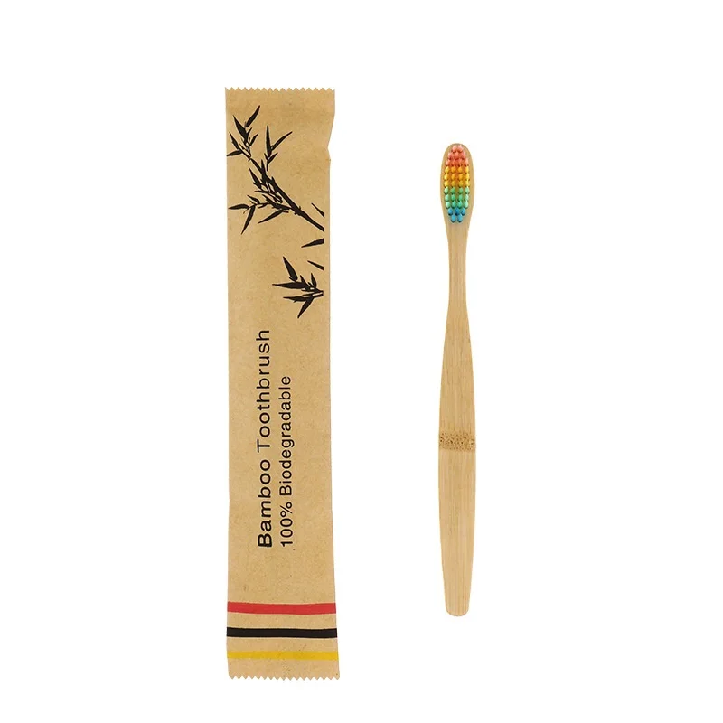 10Pcs Bamboo Toothbrush Eco Friendly Wooden Tooth Brush Soft Bristle Tip Charcoal Adults Oral - Image 17