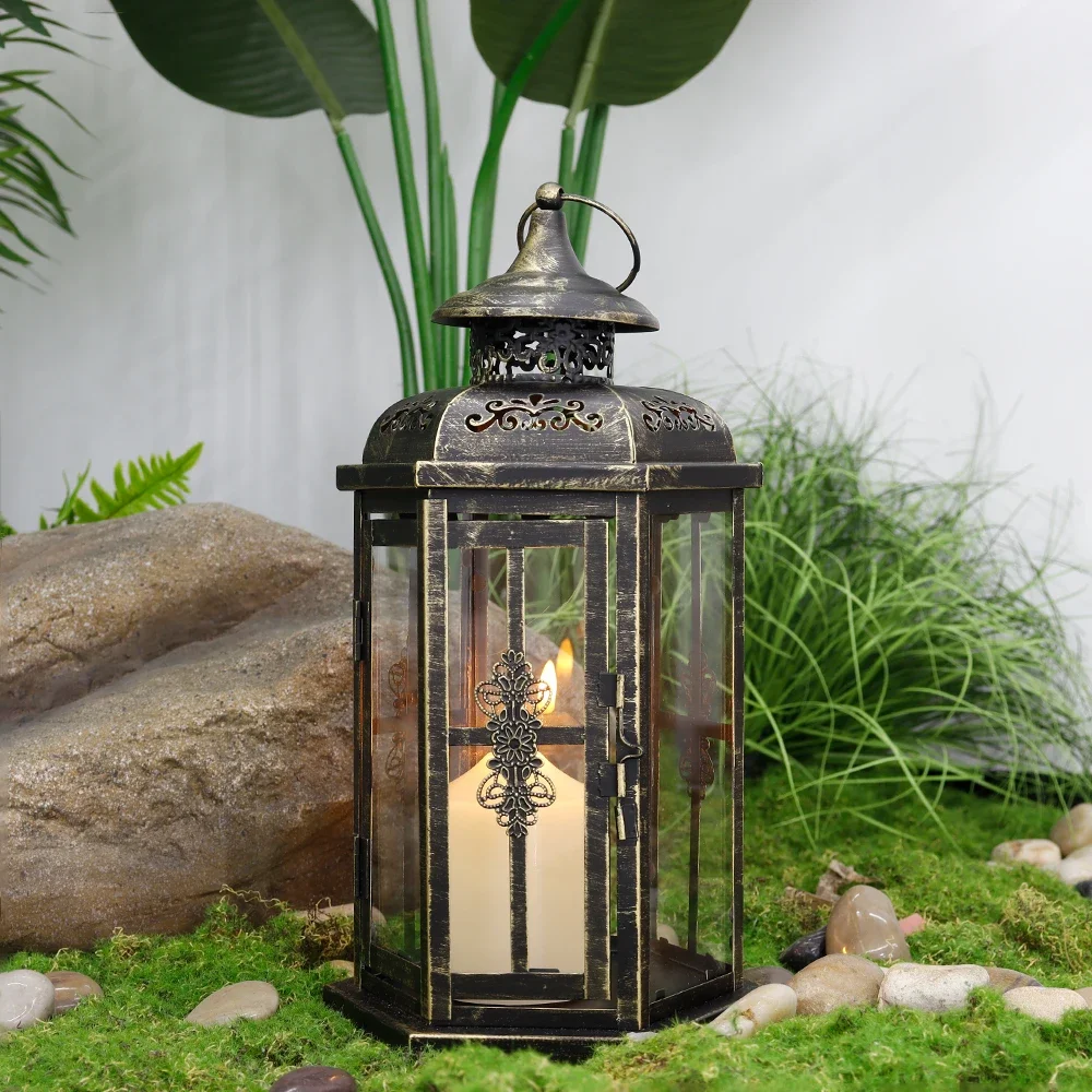 Vintage Metal Candle Lantern