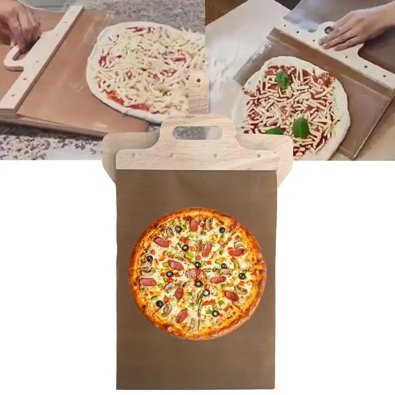 Wooden Sliding Pizza Peel - Image 2