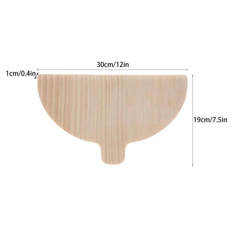 Two-Piece Pine-Wood Pizza Peel Set - Image 5
