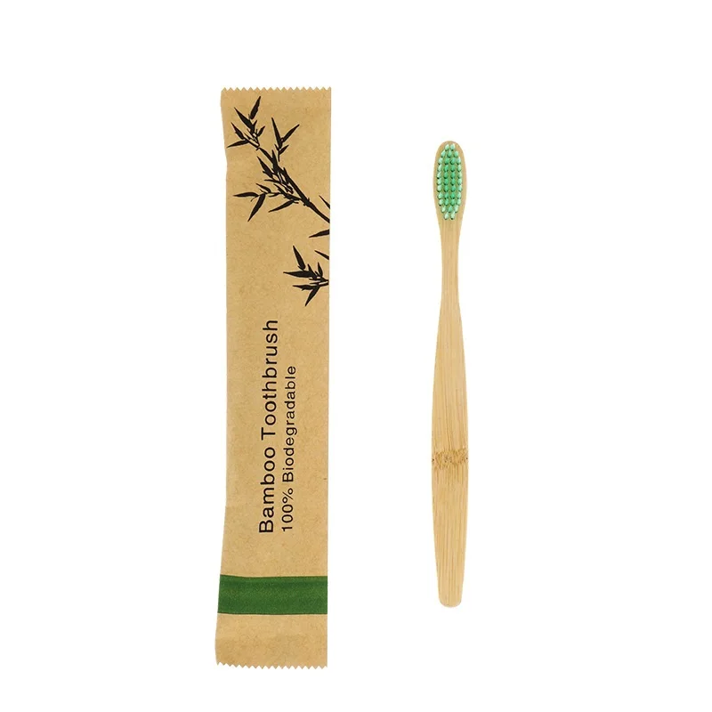 10Pcs Bamboo Toothbrush Eco Friendly Wooden Tooth Brush Soft Bristle Tip Charcoal Adults Oral - Image 14