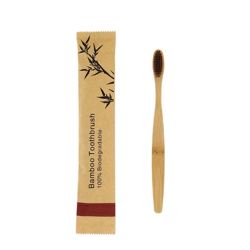 10Pcs Bamboo Toothbrush Eco Friendly Wooden Tooth Brush Soft Bristle Tip Charcoal Adults Oral - Image 13