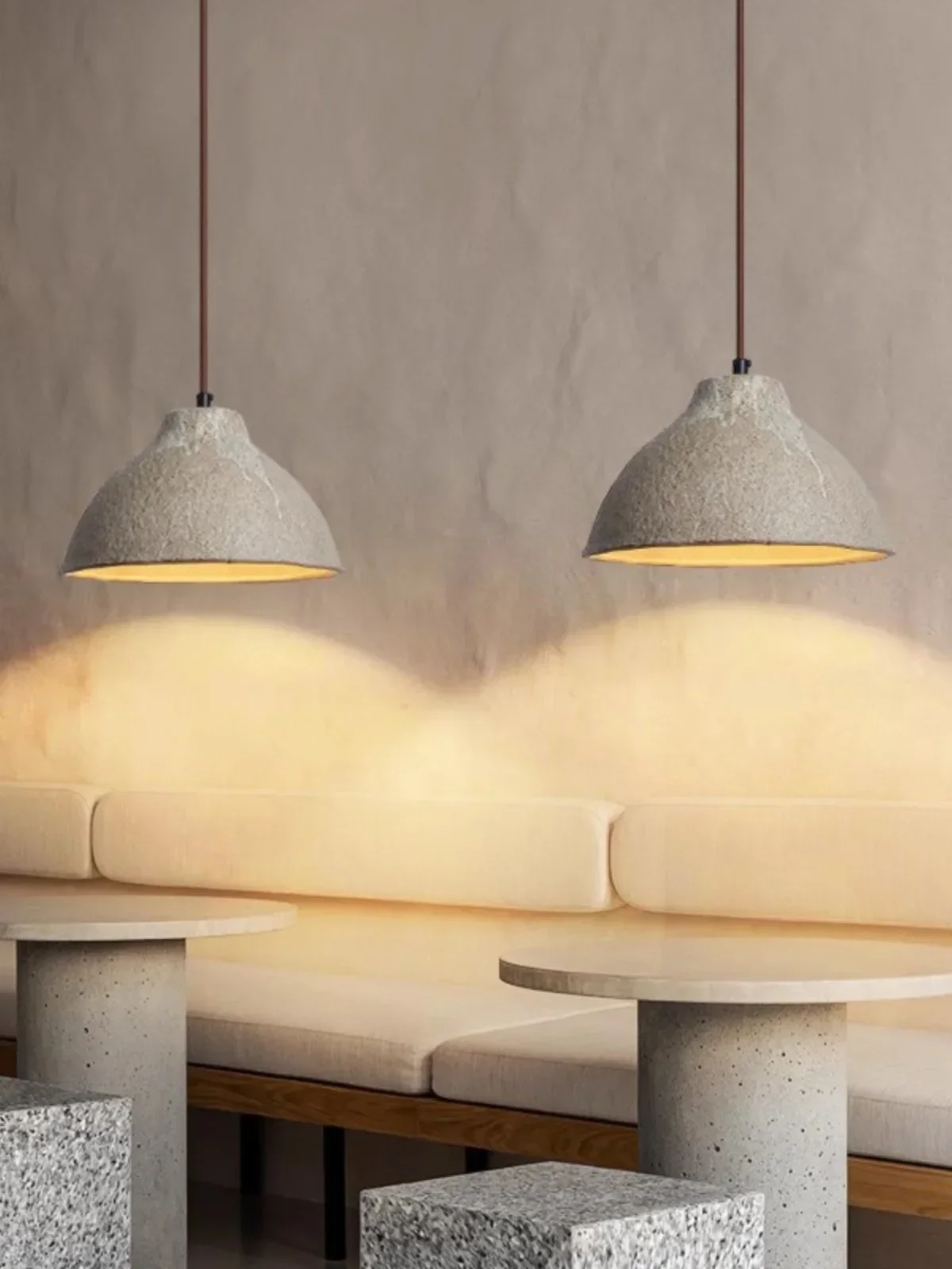 Ceramic & Wood Pendant Light - Image 4
