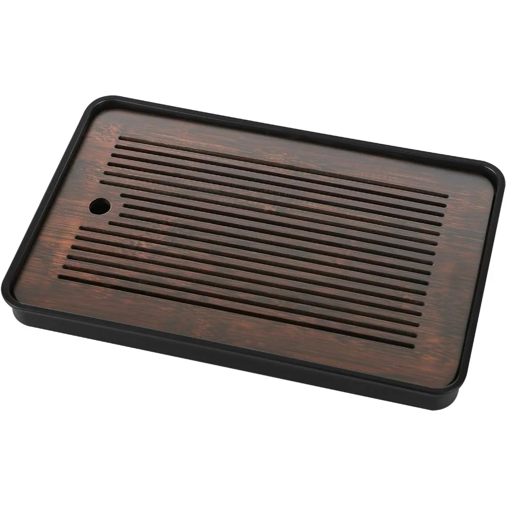 Portable Detachable Bamboo Tea Table Dry Wet Dual Use KungFu Tea Tray with Drainage - Image 10