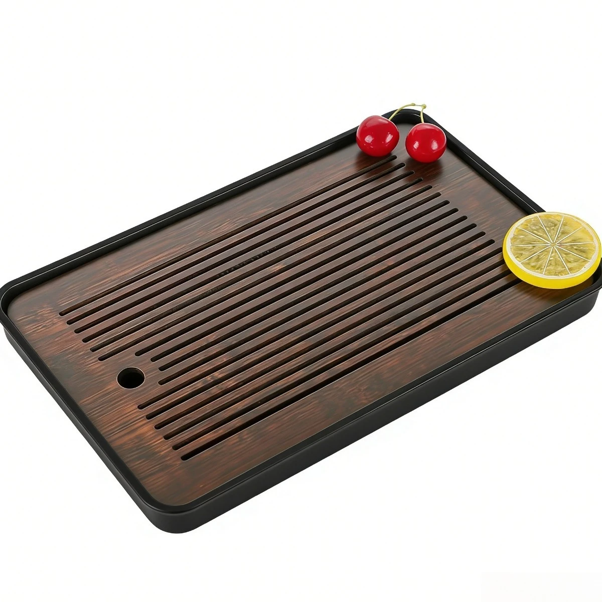 Portable Detachable Bamboo Tea Table Dry Wet Dual Use KungFu Tea Tray with Drainage