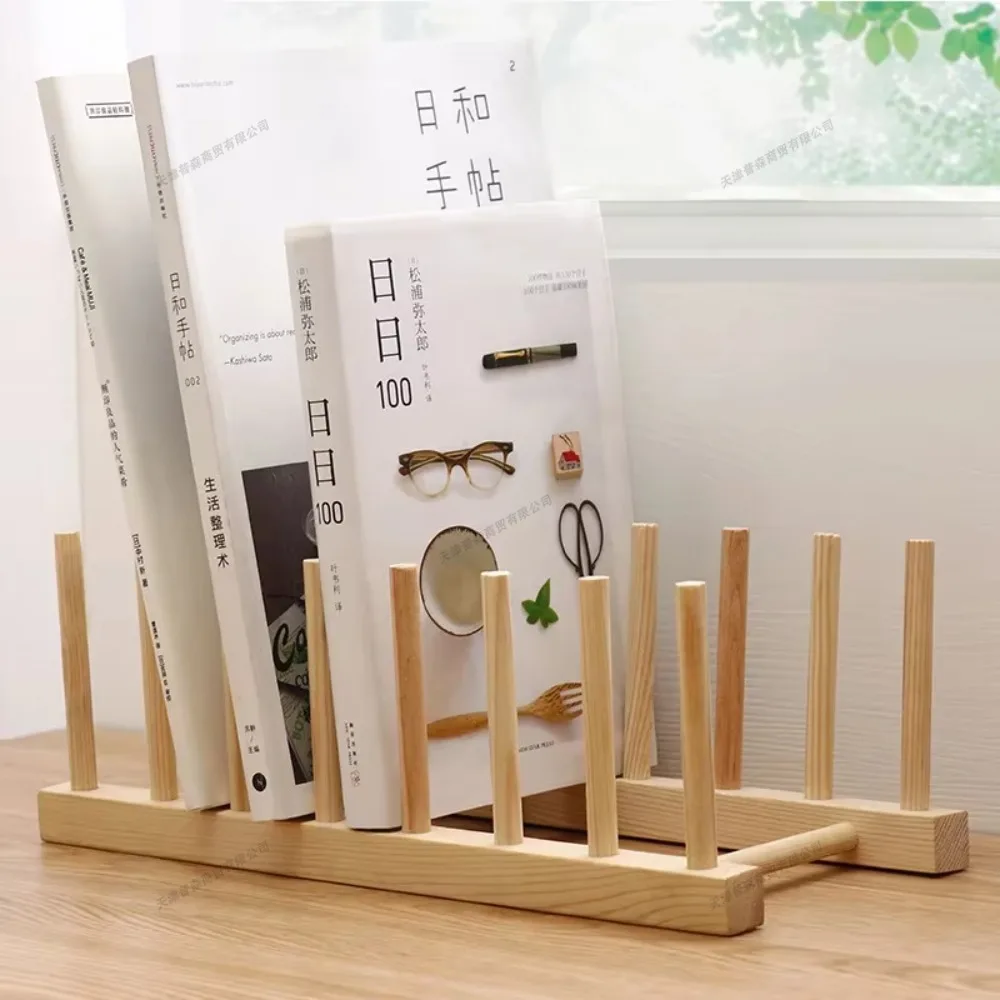 DIY Locker Bamboo Drain Rack Wooden Plate Rack Dish Rack Kitchen Organizer for Plates/Cutting